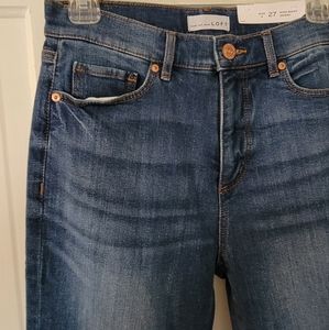 LOFT NWT Women's High Waist Skinny Jean Size 4